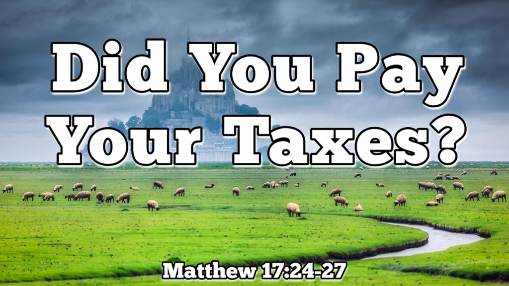 Did You Pay Your Taxes?