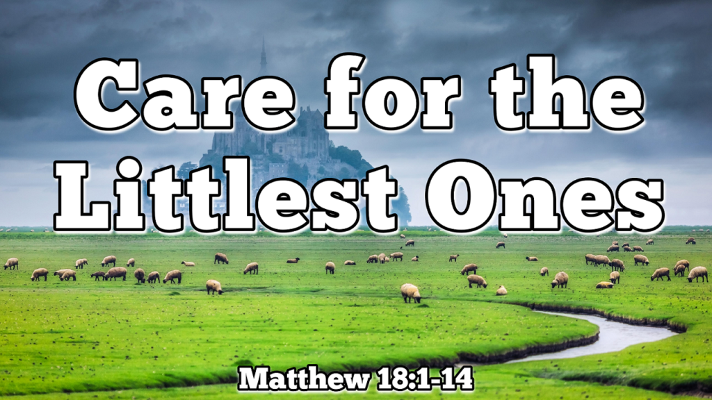 Care for the Littlest Ones – Matthew 18:1-14