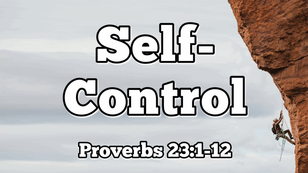 Self-Control
